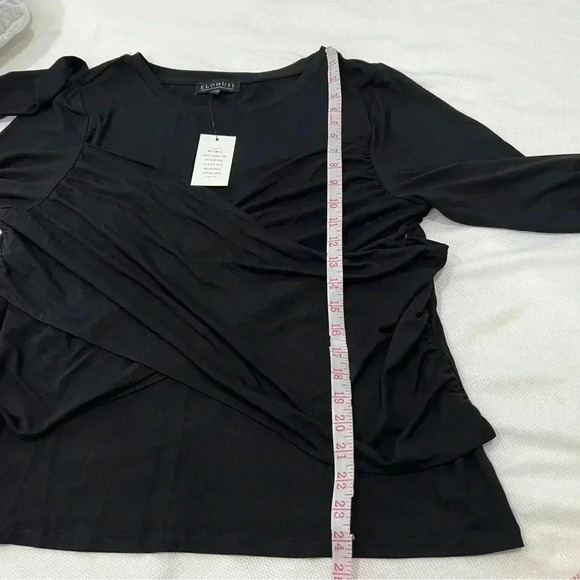 Eloquii Blouse Draped Front 22/24 - Picture 5 of 9